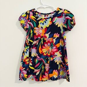 $6 w/ANY BUNDLE  Sonoma Community Vibrant Tropical Floral Dress Girls 18 Months